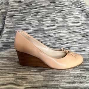 Cole Haan Leather Wedge Pump